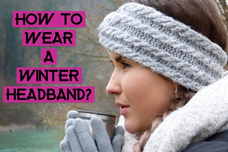 how to wear a winter headband
