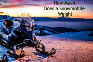 how much does a snowmobile weigh?